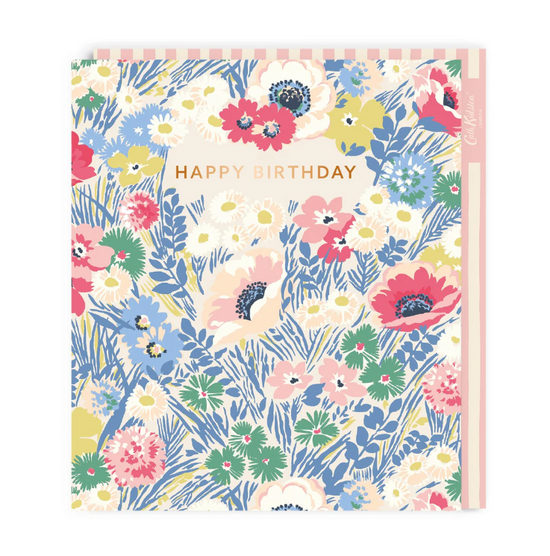 Κάρτα Meadow Floral Happy Birthday